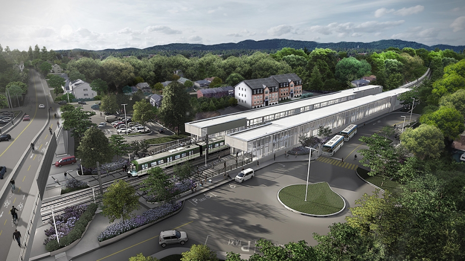  Architectural rendering of the Grand-Moulin station