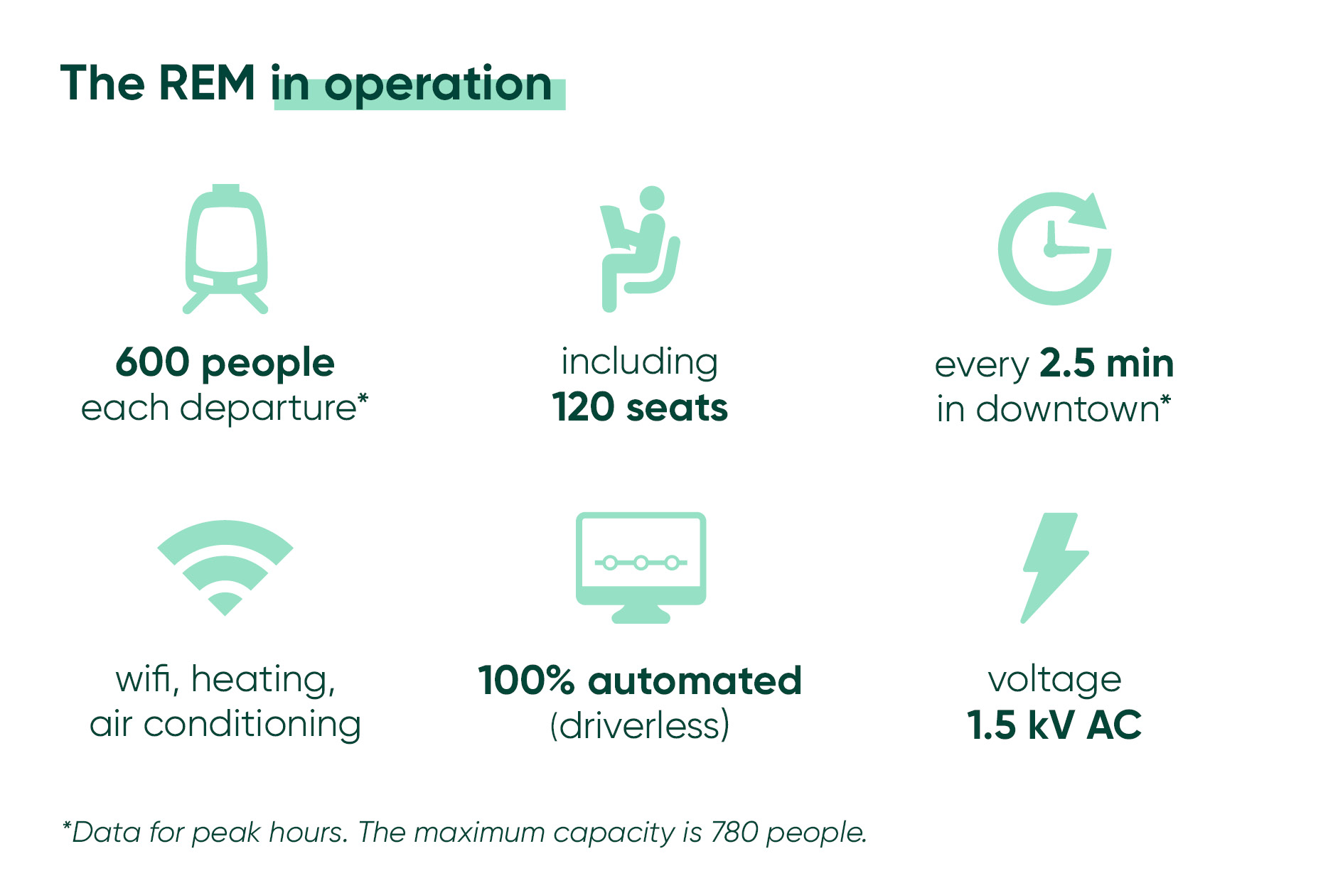 Infographics: the REM in operation