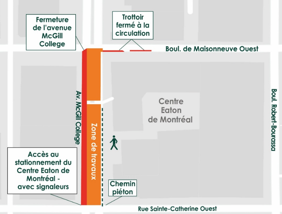 Fermeture d'urgence de McGill College