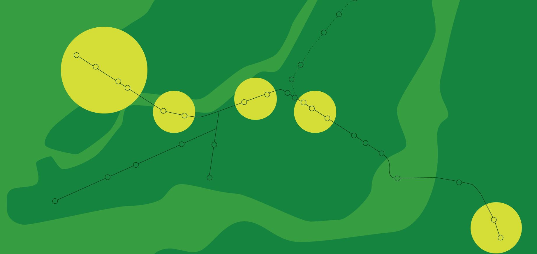 Transitional network for the DeuxMontagnes and Mascouche lines