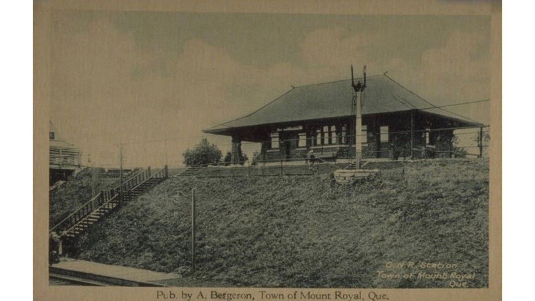 Image of the former Town of Mount Royal train station