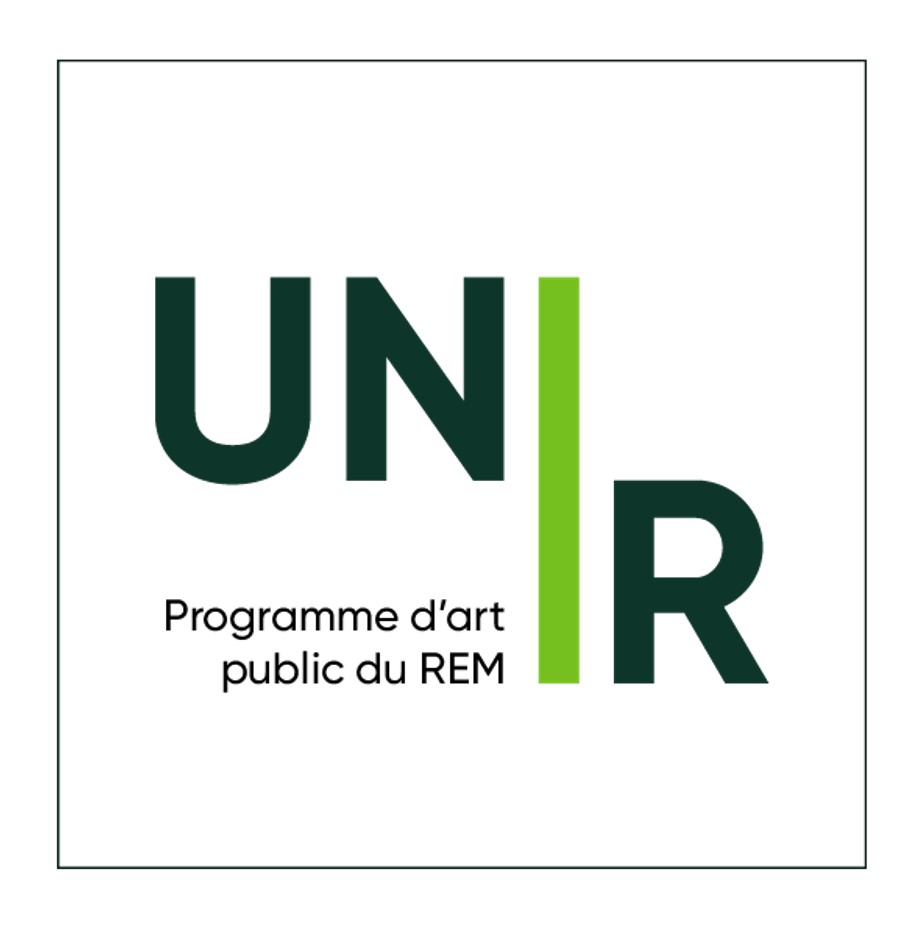 Logo programme d'art public du REM - UniR