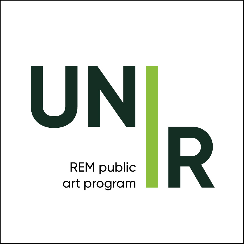 Logo REM public art program - UniR