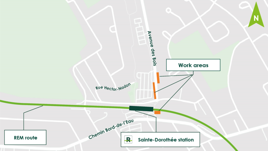 Areas where vegetation cutting may occur (for information purposes)