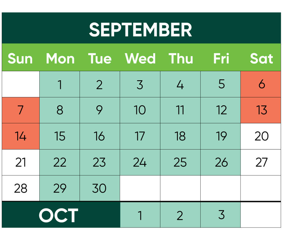 September calendar