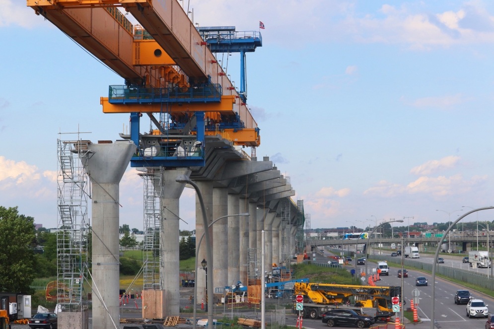 Elevated structure at Kirkland - July 2021