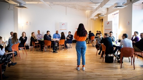 An ideas forum during the construction of the REM