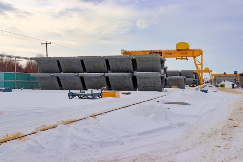 Tour of the segment plant in Saint-Eugène-de-Grantham