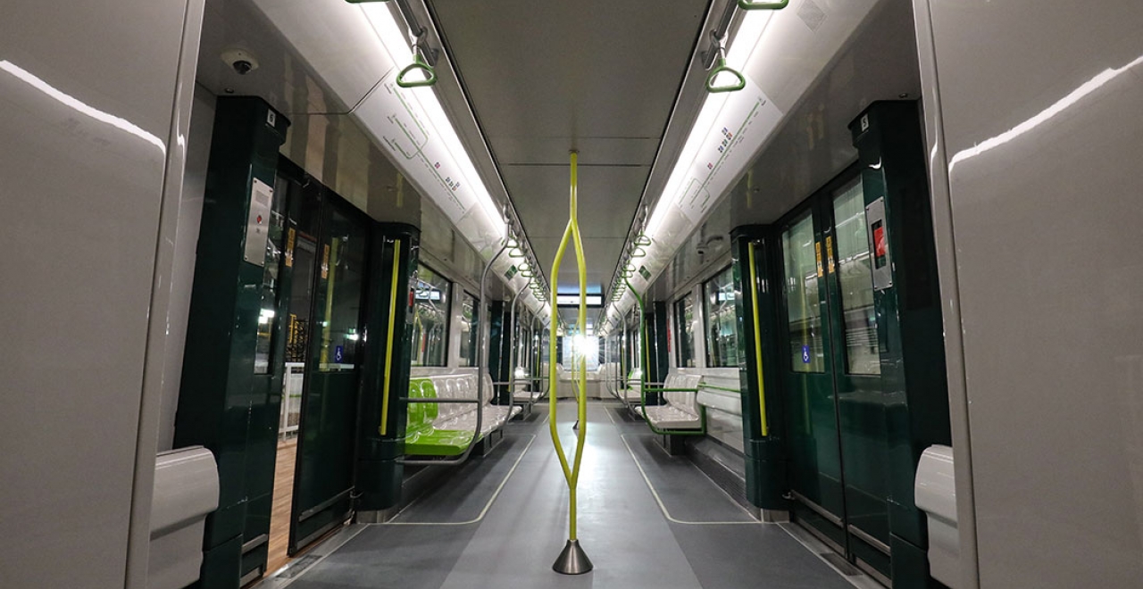 Interior of the REM cars