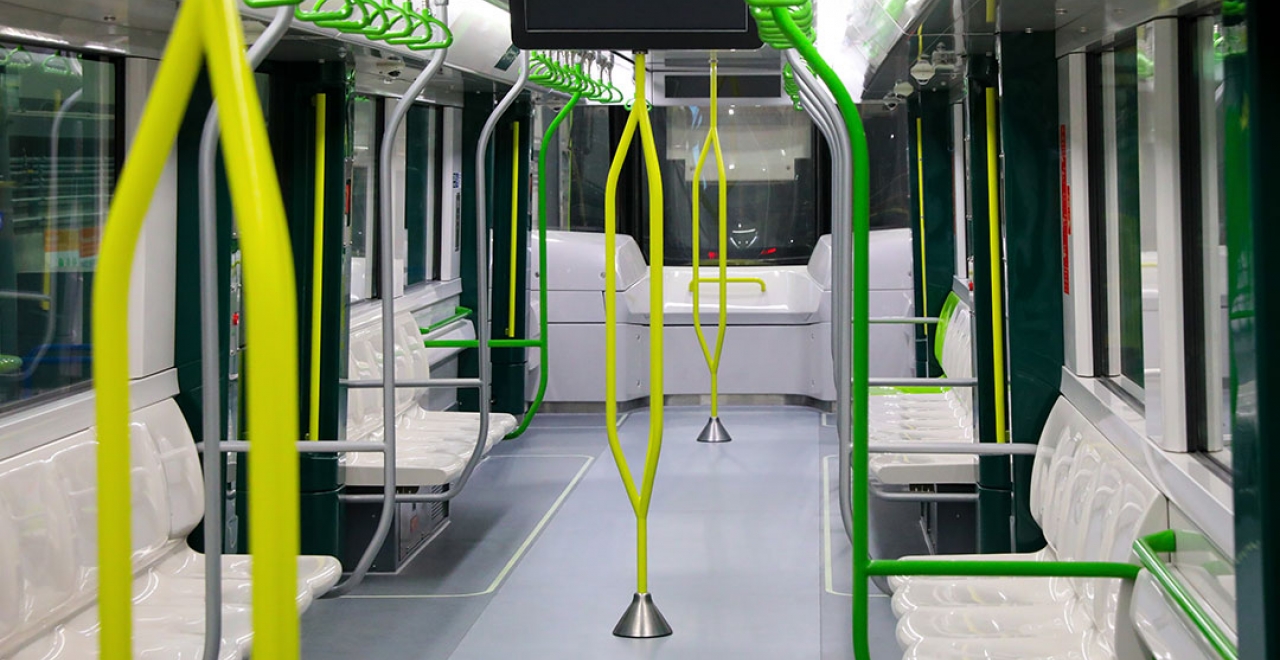 Interior of the REM cars