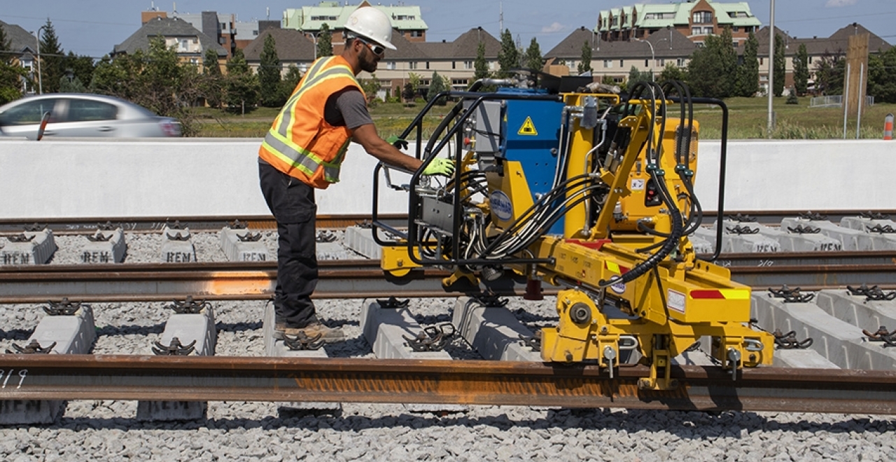 By the summer of 2019, the first rails were laid on the South Shore.