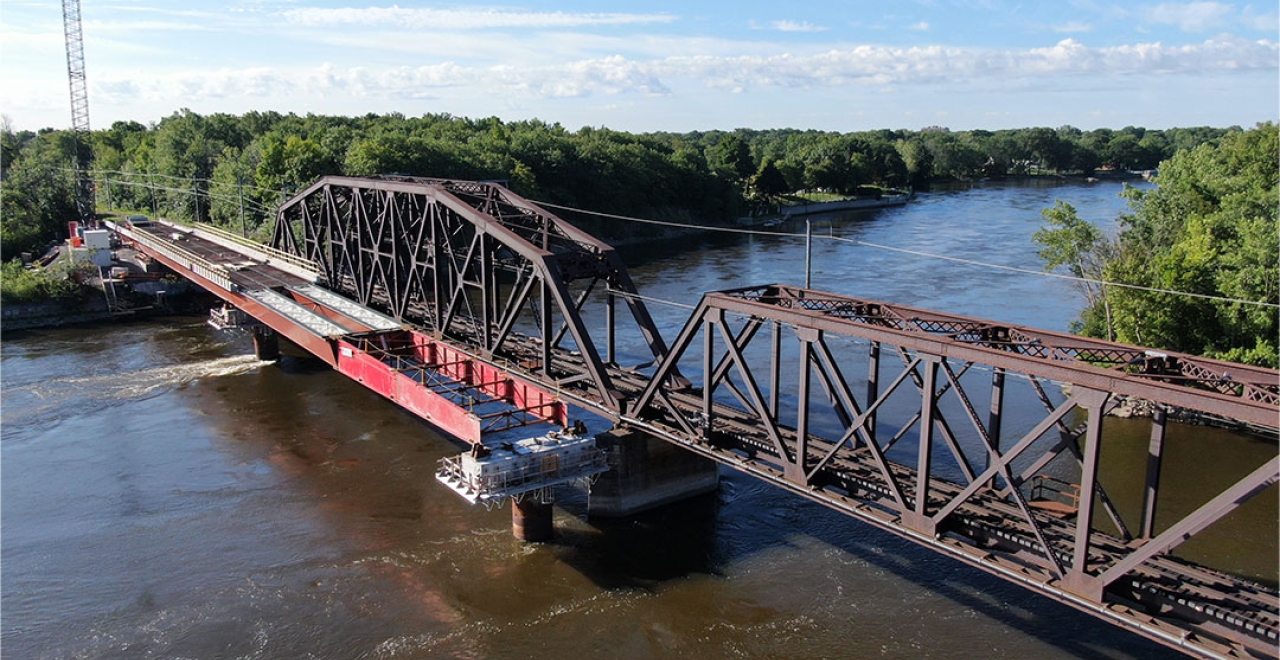 Juin 2020 : Début de la construction du pont Rivière-des-Prairies 1.