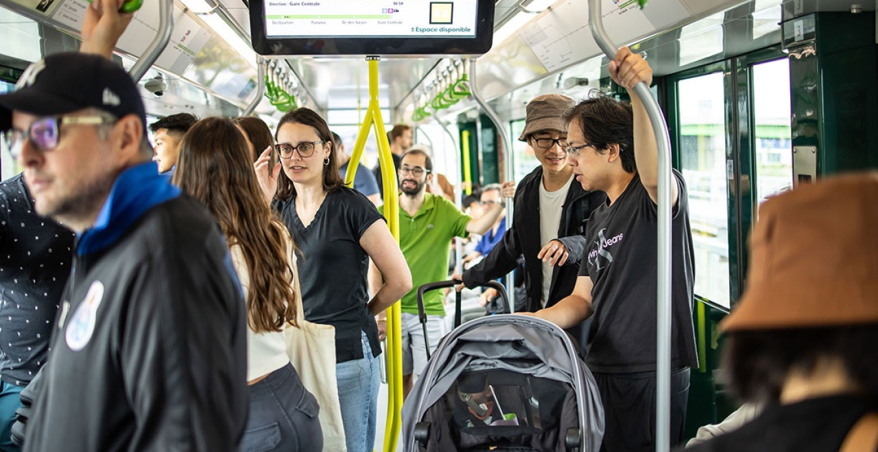 Inauguration of the REM, in the midst of summer 2023 © Éric Carrière