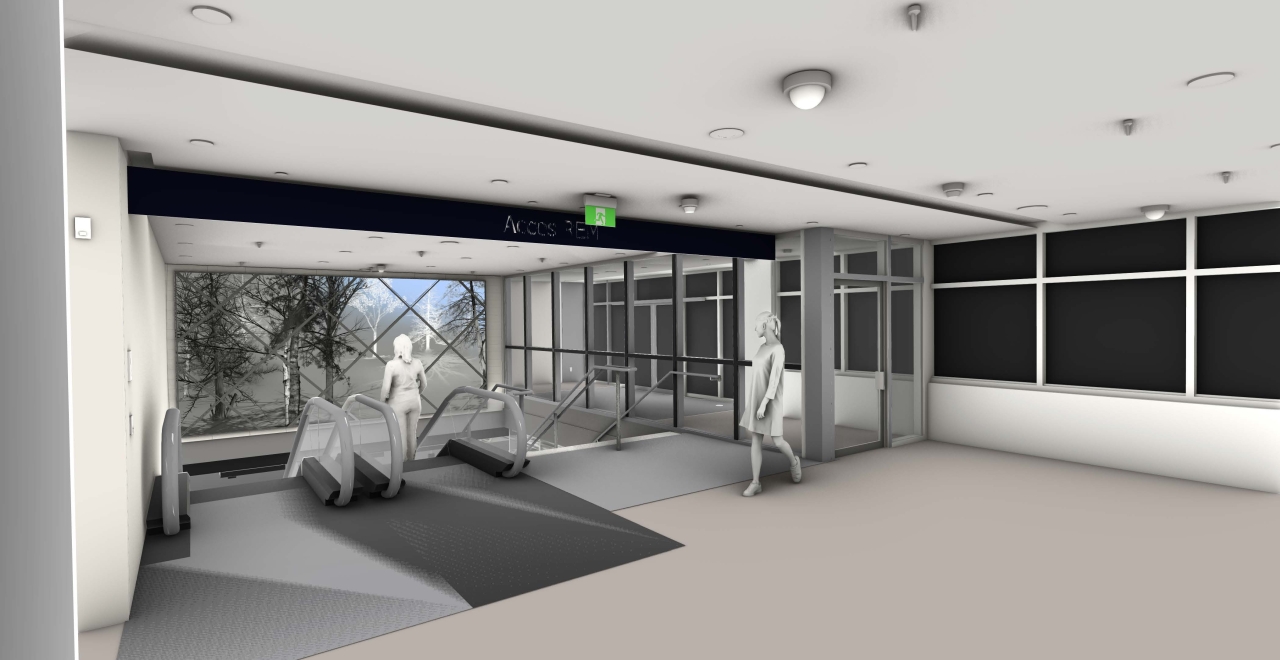 In/animation (la forêt qui nous habite), une œuvre qui évoque la notion de déplacement.