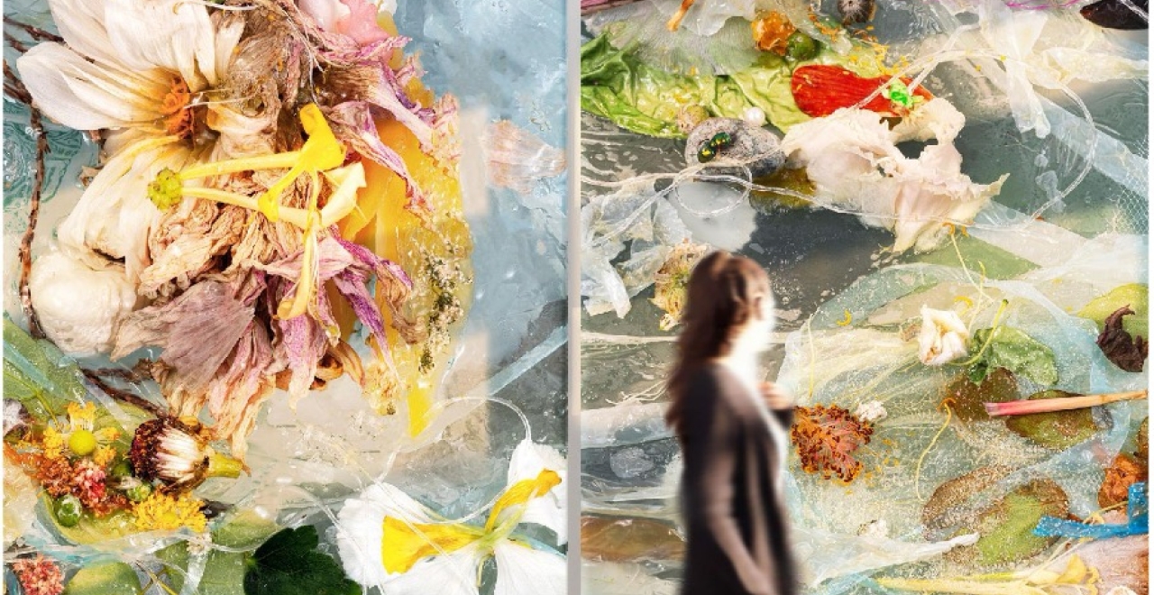 Filets, a photographic triptych by Michelle Bui.