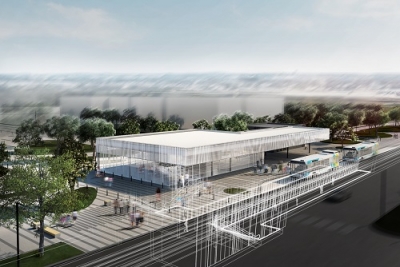 Lire On présente la future station Marie-Curie (nouveaux plans architecturaux)